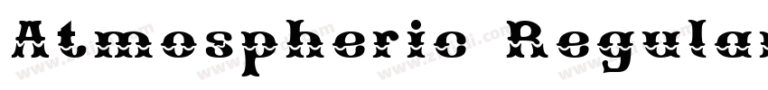 Atmospheric Regular字体转换 Atmospheric Regular字体转换